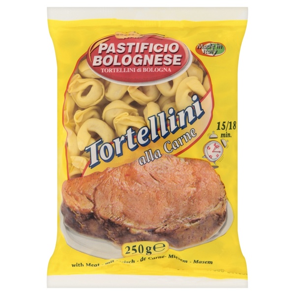 Sušené tortellini plněné masem PASTIFICIO BOLOGNESE 250g