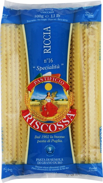 Riccia - široké nudle s vlnkou RISCOSSA 500g