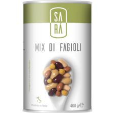 Mix fazolí s cizrnou v nálevu SARÁ 400g