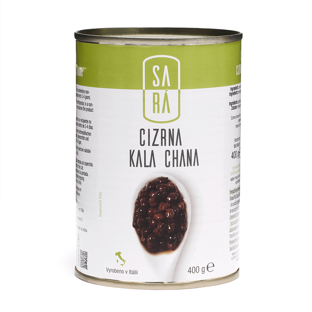 3-61007 Kala Chana cizrna tmavá ve slaném nálevu SARÁ 400g
