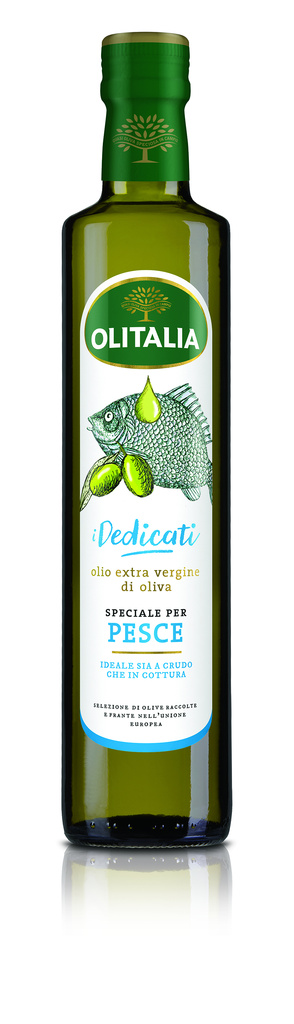 4-20016 Speciální extra panenský olivový olej na ryby OLITALIA 0,5l
