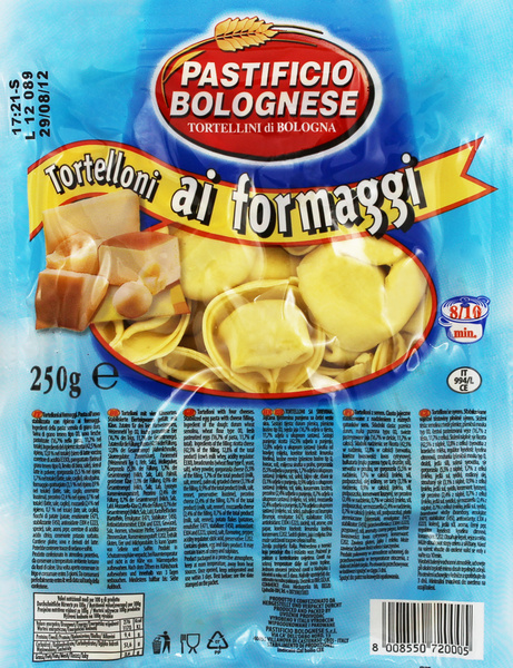 Tortelloni plněné sýrem PASTIFICIO BOLOGNESE 250g