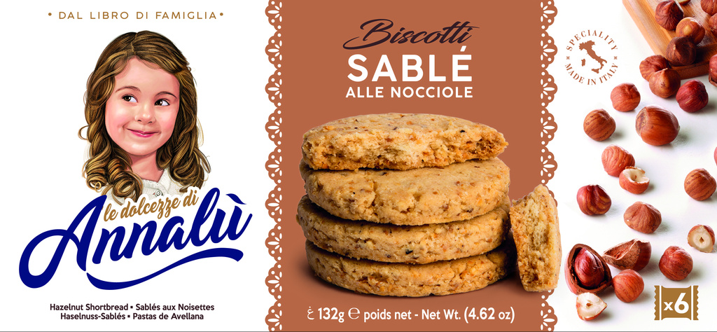 7-87010 Sablé lískový oříšek 132g