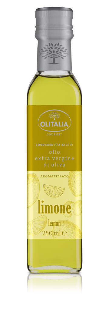 4-20003 Zálivka s extra panenským olivovým olejem citron OLITALIA 250ml