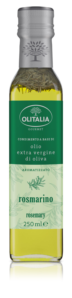 4-20005 Zálivka s extra panenským olivový olejem rozmarýn OLITALIA 250ml