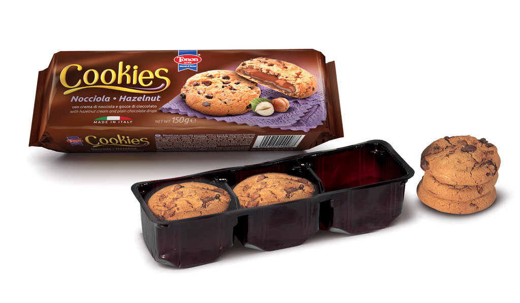 9-40032 Cookies čoko lískový oříšek TONON 150g