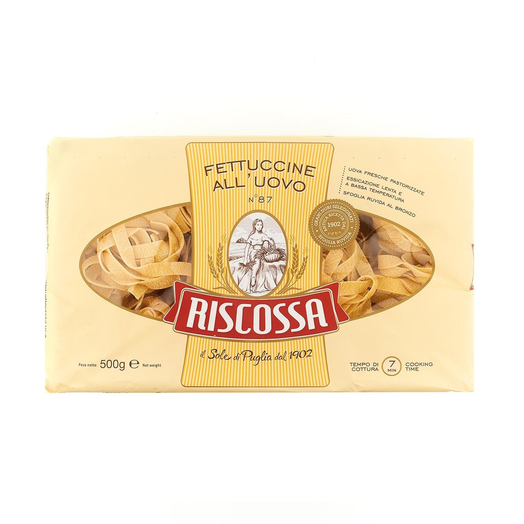 1-31587 Fettucine vaječná hnízda RISCOSSA 500g