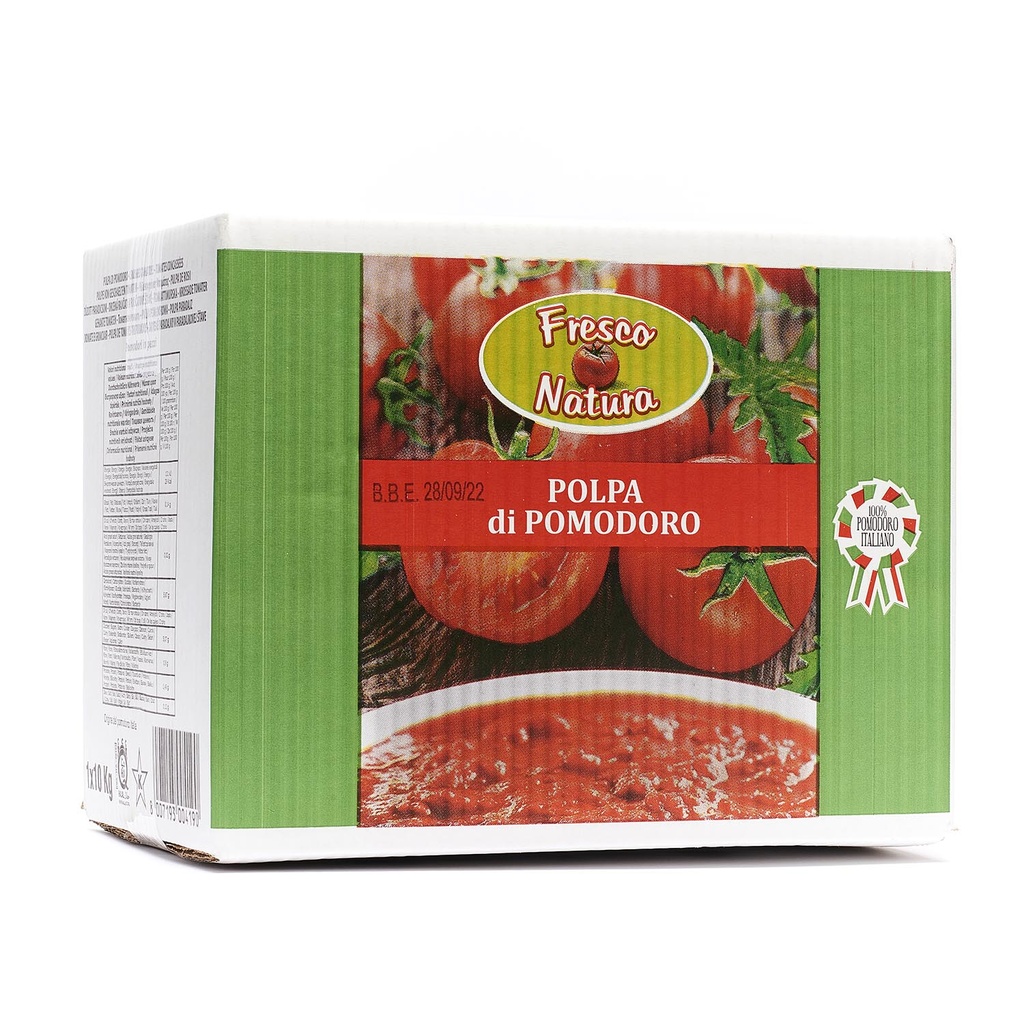 3-20060 Polpa pomodoro krájená rajčata NATURA 10kg