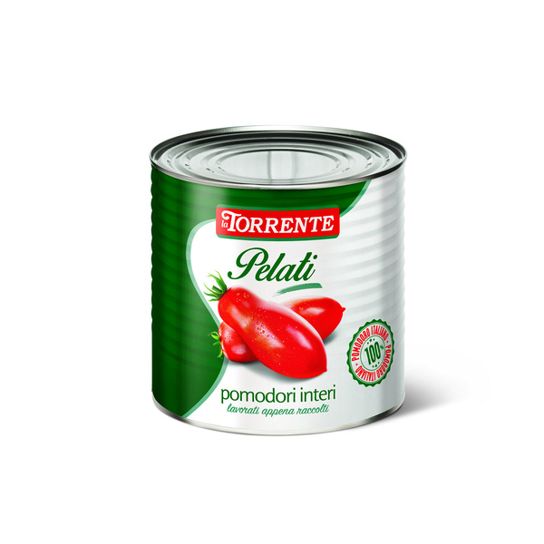 Pomodori pelati - loupaná celá rajčata LA TORRENTE 2550g