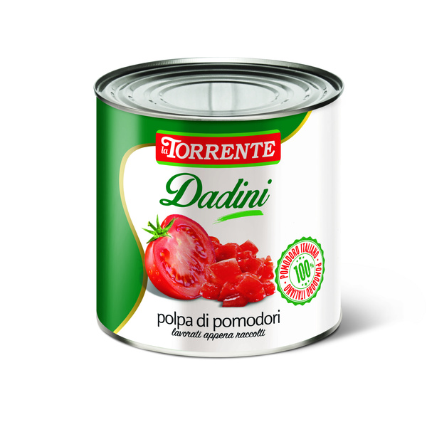 Polpa di pomodoro - krájená rajčata LA TORRENTE 2550g