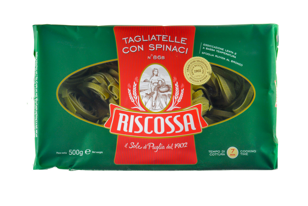 Tagliatelle spinaci RISCOSSA 500g