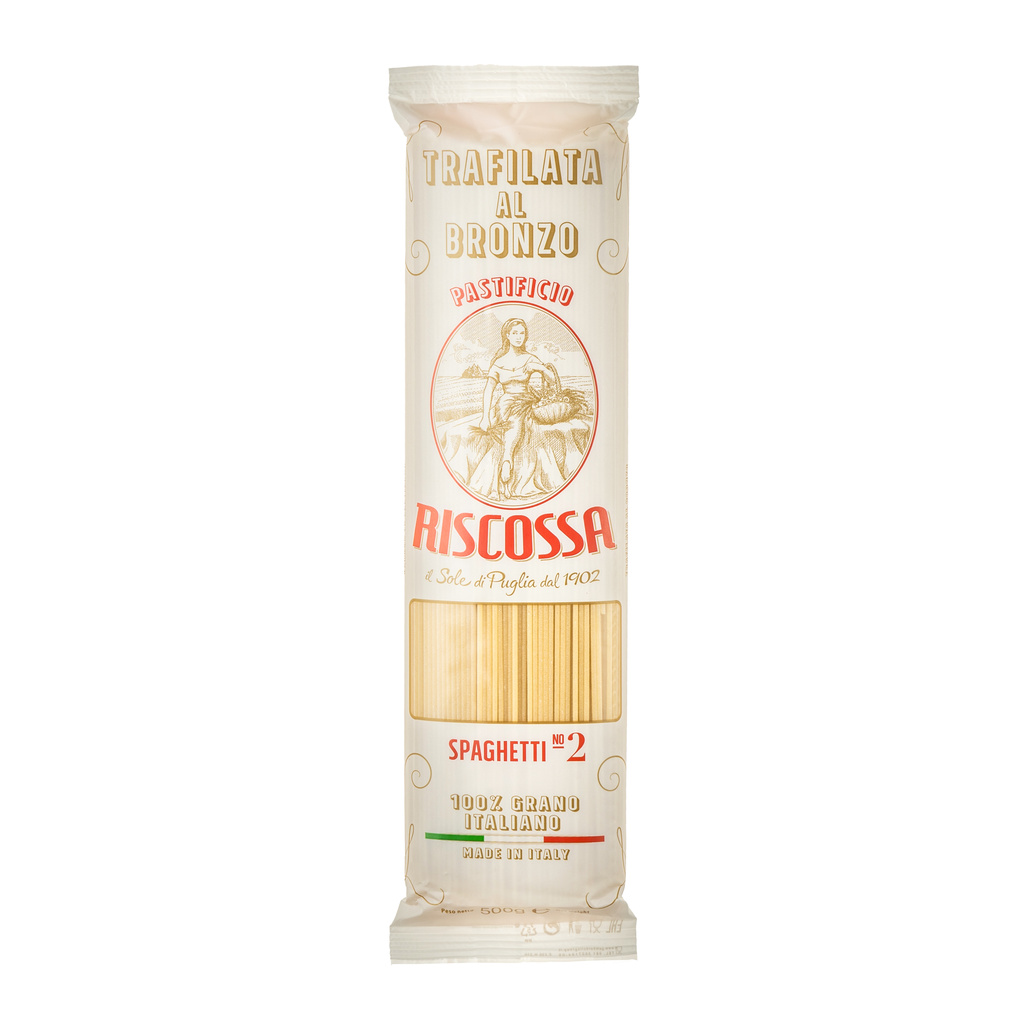 1-32202 Spaghetti  špagety 100% Italia bronzo RISCOSSA 500g
