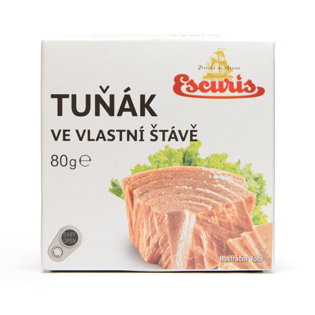 5-40002 Tuňák ve vlastní šťávě ESCURIS 80g