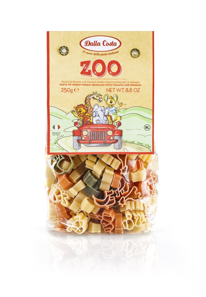 1-42138 Zoo barevné těstoviny 250g