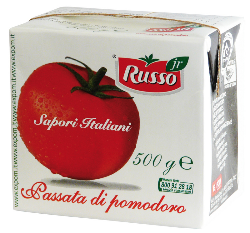 Passata di pomodoro - rajčatové pyré RUSSO JR 500g