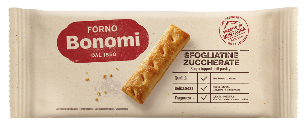 7-86016 Forno Bonomi Sfogliatine Zuccherate 135g