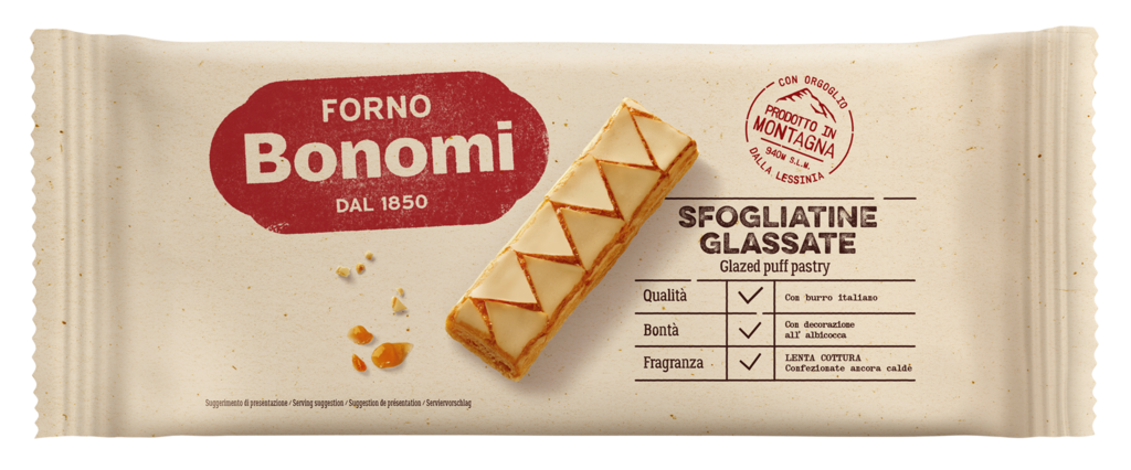 7-86006 Forno Bonomi Sfogliatine Glassate 135g