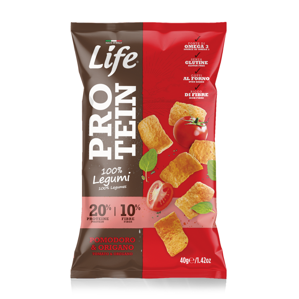 9-70014 Proteinový snack rajče&oregáno LIFE 40g