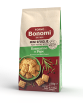 Mini sfoglie slané rozmarýn a pepř 150g