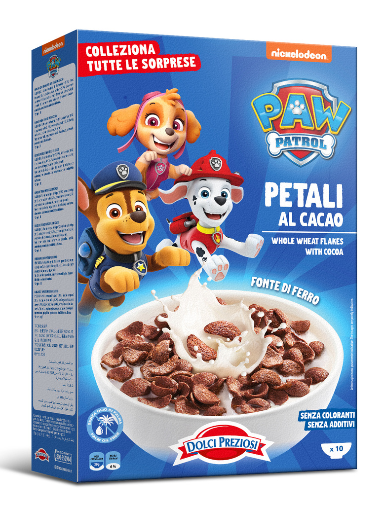 7-91104 Čokoládové lupínky Petali PAW PATROL 300g