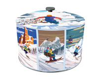 Panettone dóza Lyžaři na horách 750g