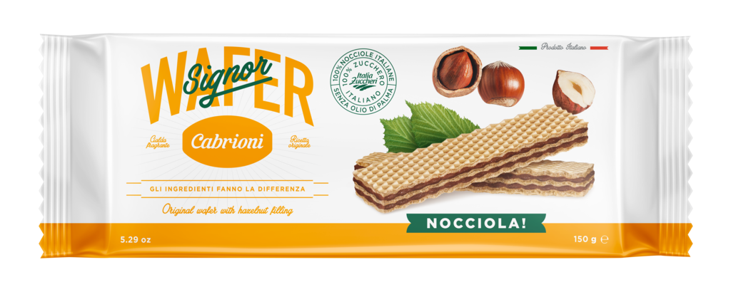 7-88005 Wafer oplatky s lískooříškovou náplní CABRIONI 150g