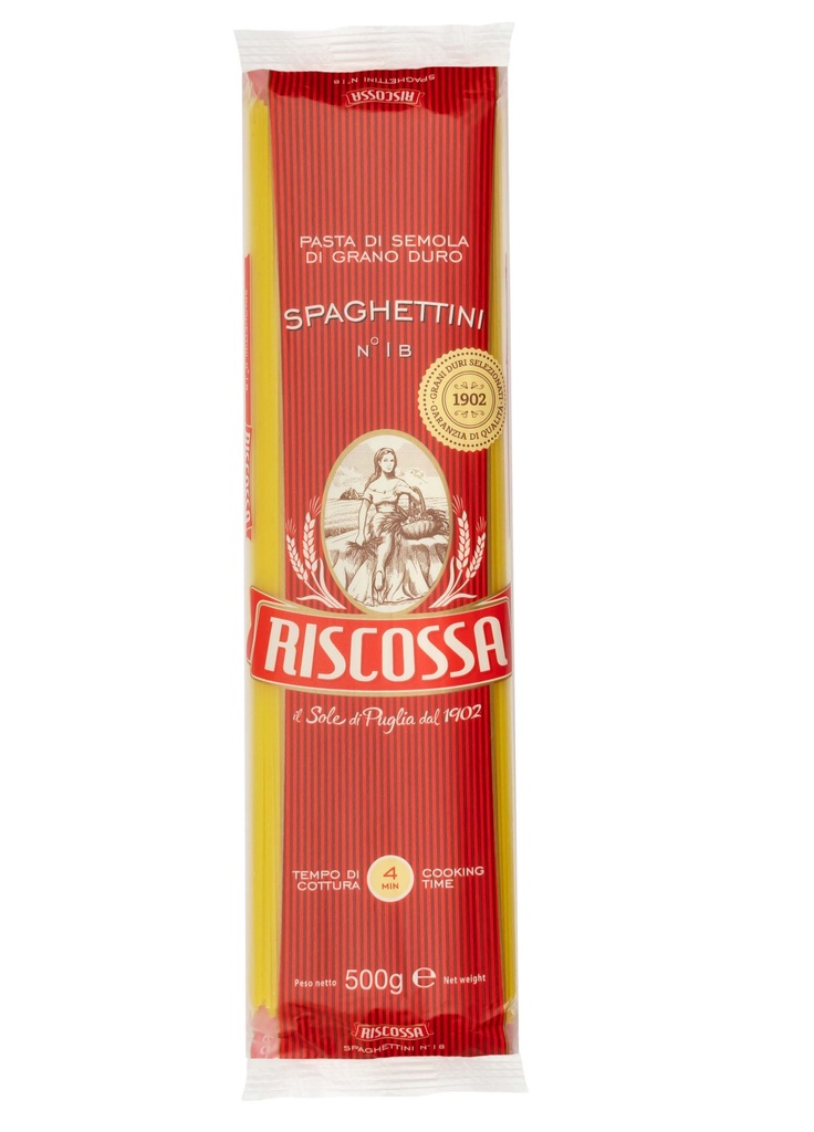 1-2001b Spaghettini tenké špagety RISCOSSA 500g