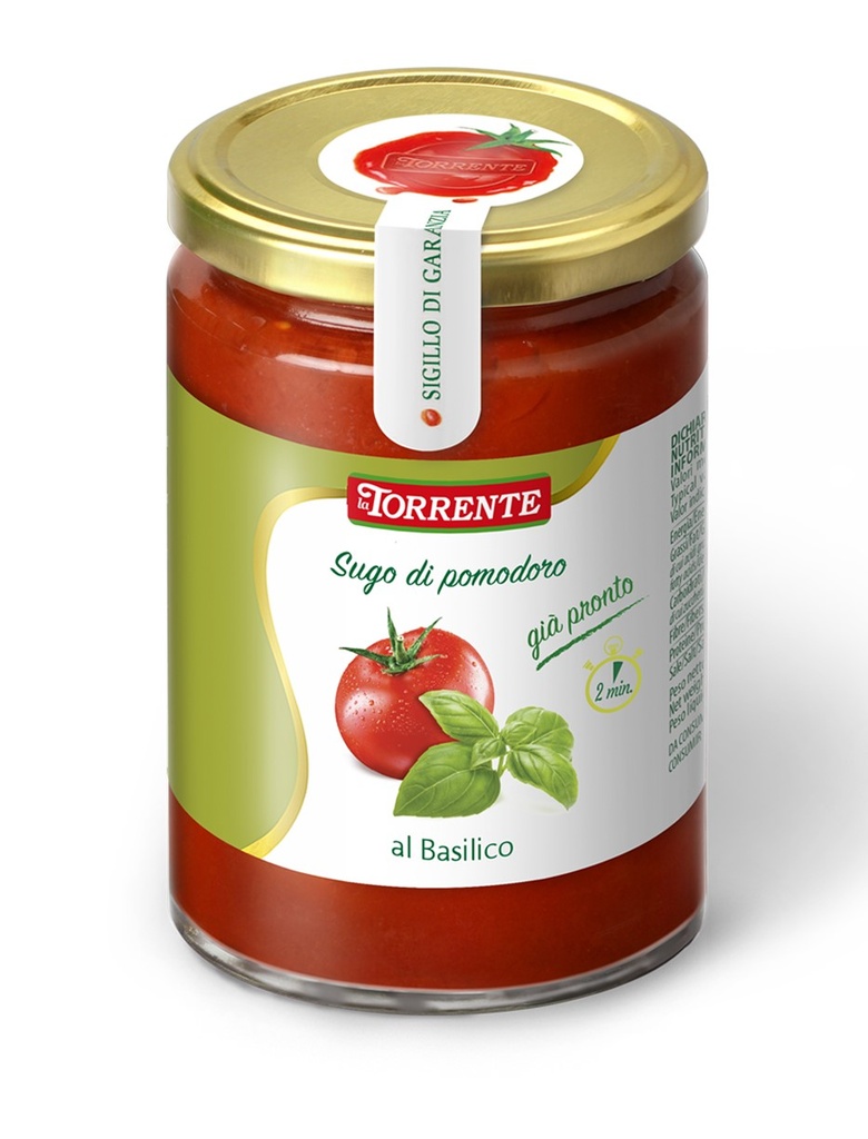 Sugo Basilico omáčka bazalka LA TORRENTE 330g