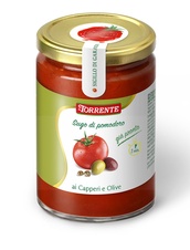 Rajčatová omáčka s kapary a olivami 330g