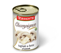 Žampiony krájené slaný nálev 400g