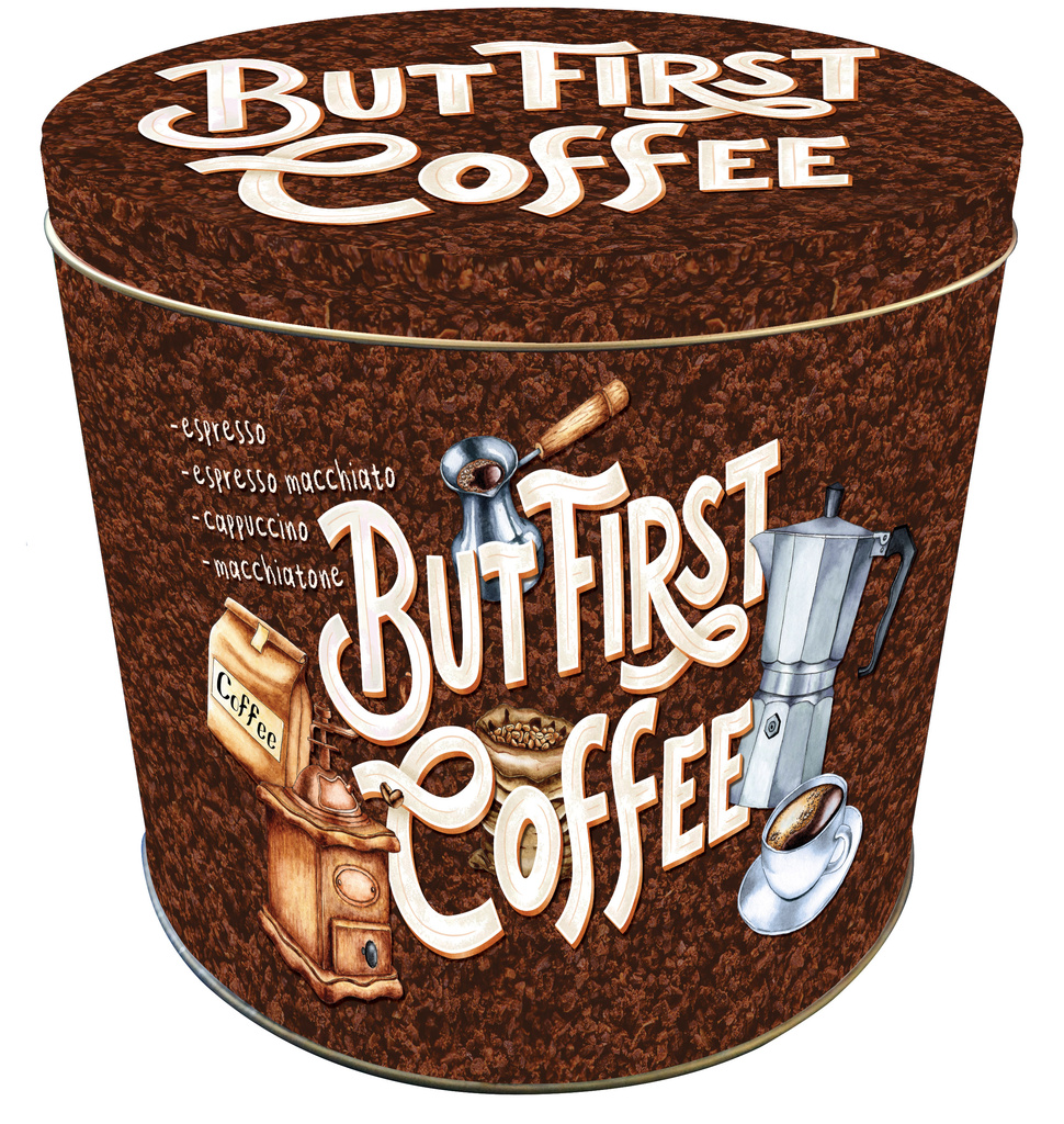 Panettone hnědá vysoká dóza KÁVA 1kg