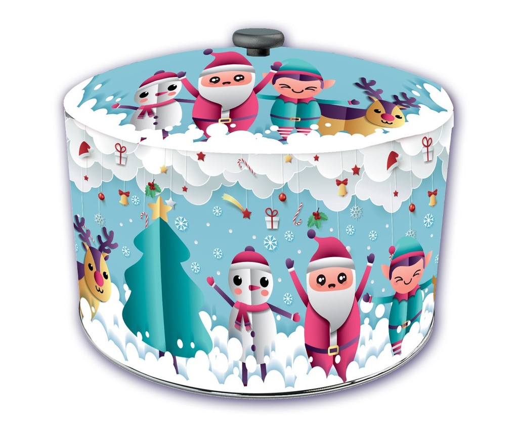 Panettone modrá dóza SKŘÍTCI 750g