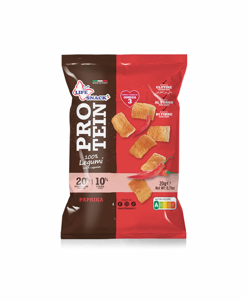 9-70017 Proteinový snack paprika LIFE 20g