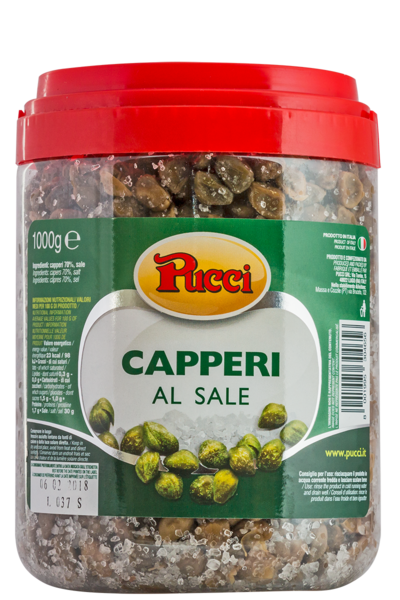 Kapary v mořské soli PUCCI 1kg