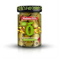 Zelené olivy citron/chilli paprička 300g 