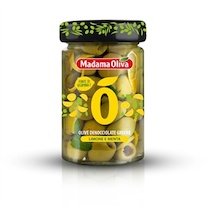Zelené olivy citron/máta nálev 300g