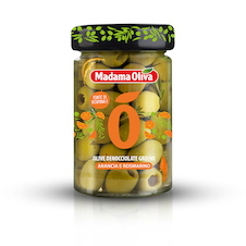 Zelené olivy pomeranč/rozmarýn 300g 