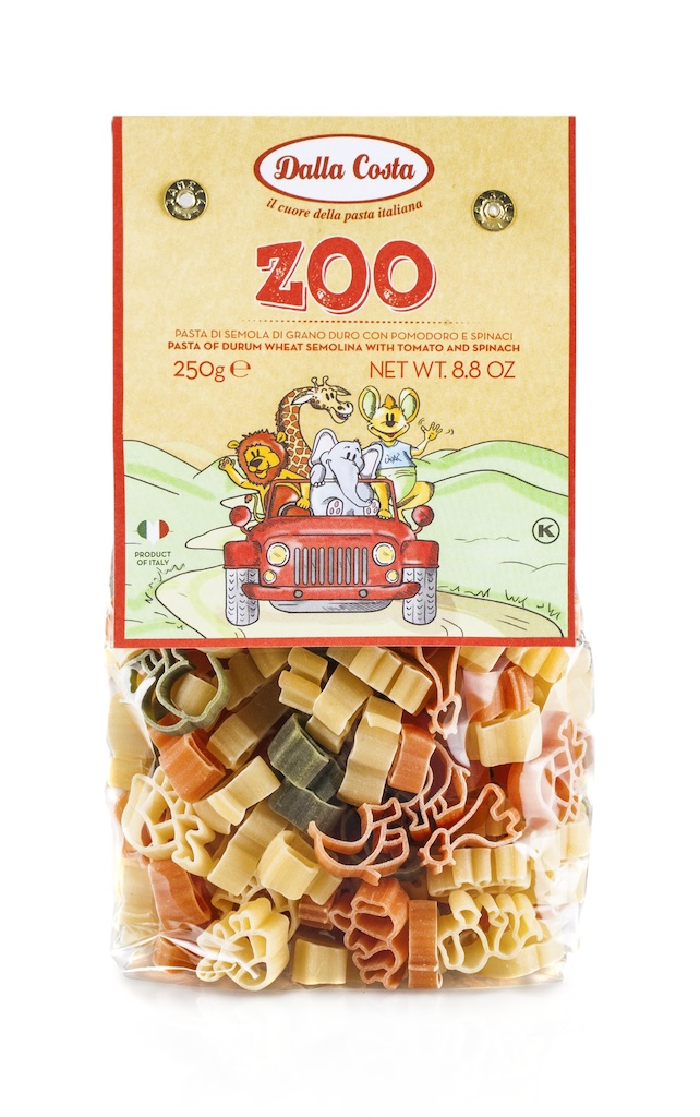 1-42138 Zoo barevné těstoviny 250g