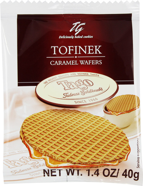 Tofínek - vafle plněná karamelem TAGO 40g