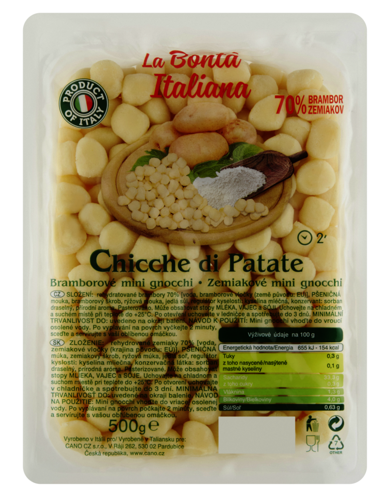 La_Bonta_Italiana_Bramborové_mini_gnocchi_500g