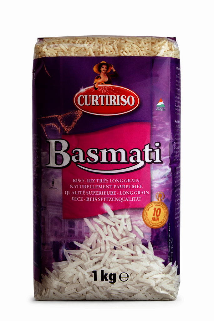 Balení basmati rýže Curtiriso 1kg