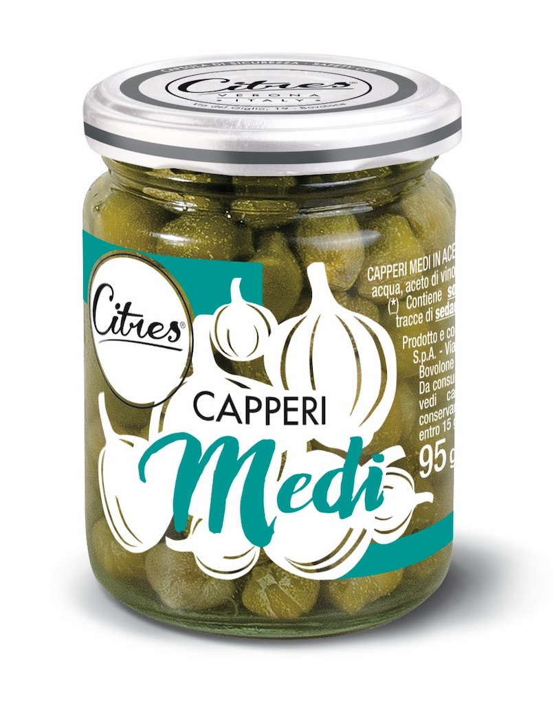 5-12048 Kapary medium ve vinném octě CITRESC 95g