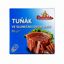 Tuňák ve slunečnicovém oleji ESCURIS 80g