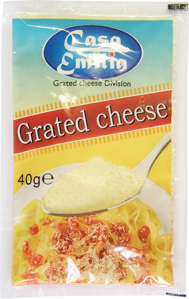 Strouhaný sušený mix sýrů CASA EMILIA 40g