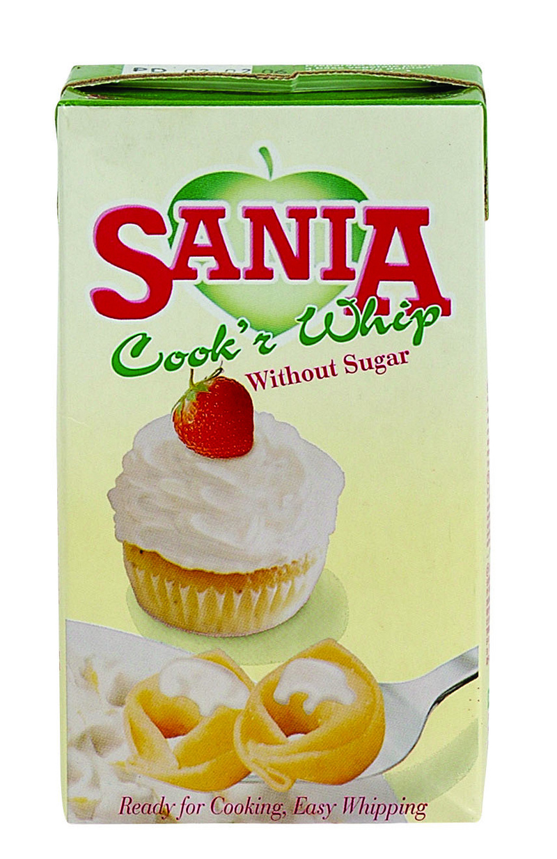 Rostlinná smetana neslazená SANIA 1l