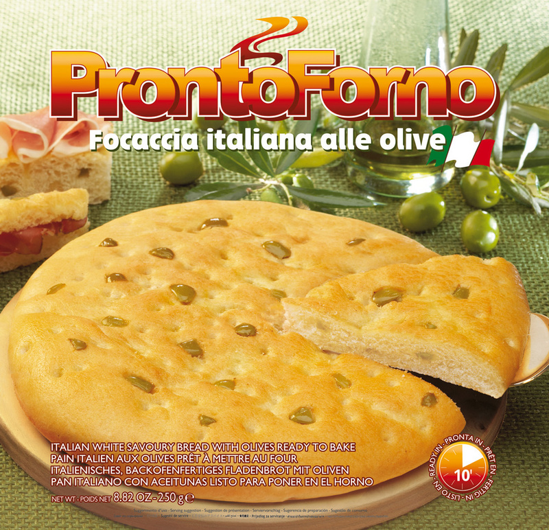 Focaccia s olivami PRONTO FORNO 250g