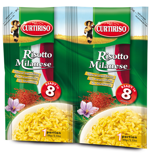 Risotto alla Milanese - rizoto se šafránem CURTIRISO 2x100g