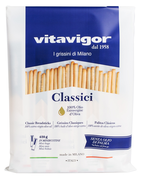Grissini Gastro - tyčinky s extra panenským olivovým olejem VITAVIGOR 420g