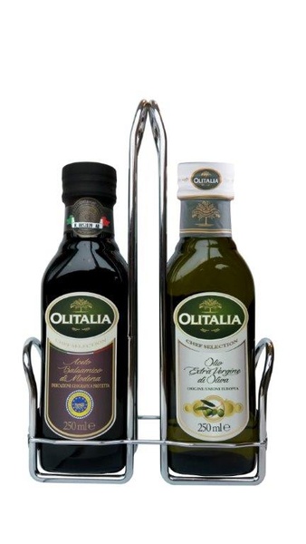 Extra panenský olivový olej a aceto balsamico di Modena OLITALIA 2x250ml
