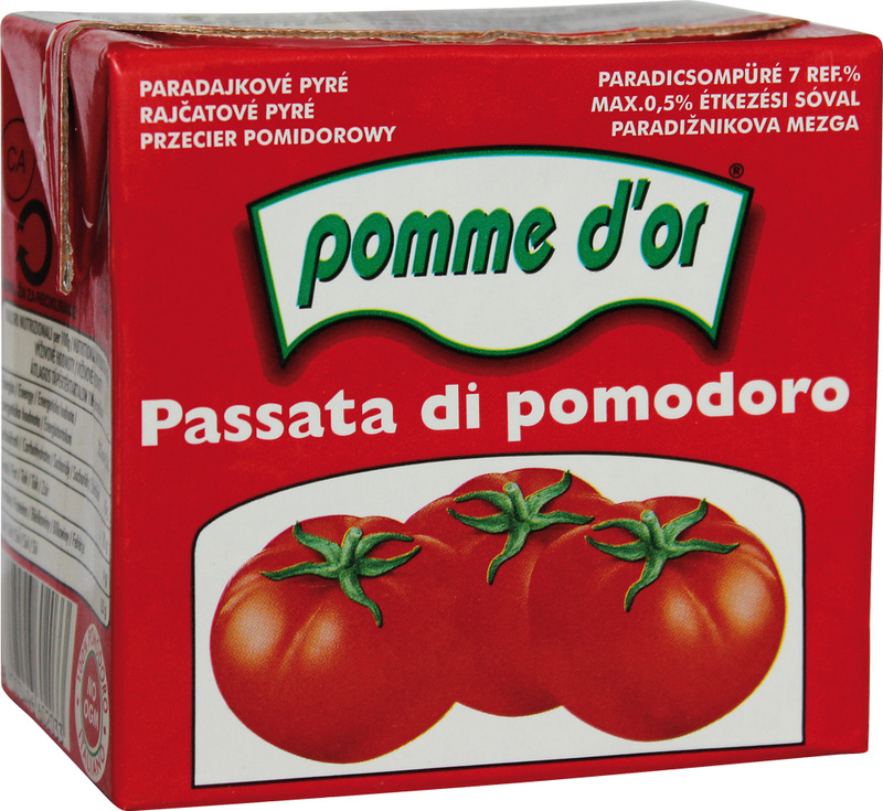 Passata di pomodoro - rajčatové pyré POMME D´OR 500g